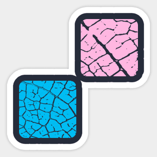 Minimalist Quads Design Sticker